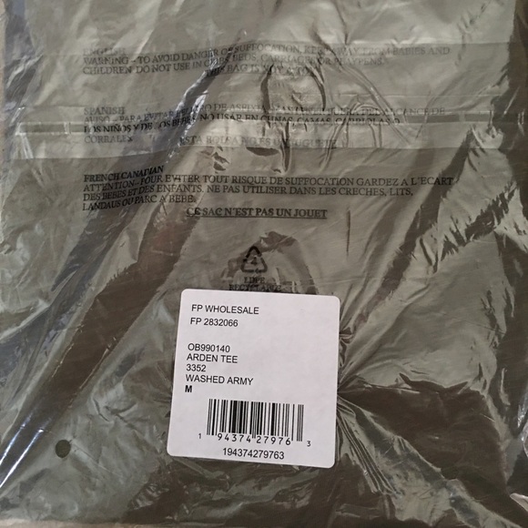 Free people Arden tee in Washed Army! - Picture 13 of 16